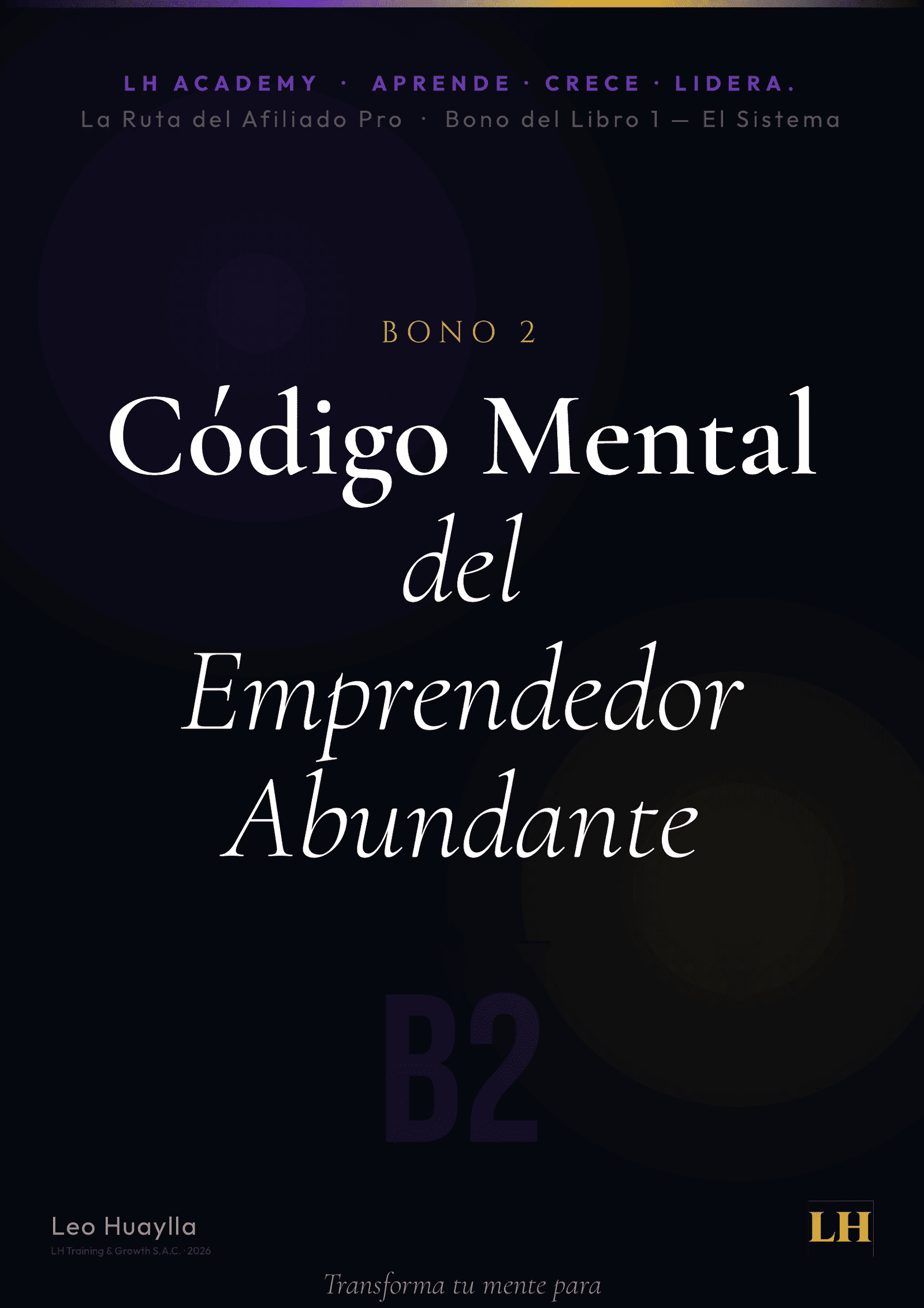 Portada del Código Mental del Emprendedor Abundante